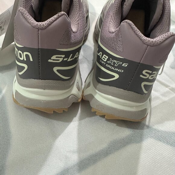 Salomon Xt-6 Purple Low-Top Outdoor Sports Shoes - Picture 3 of 6